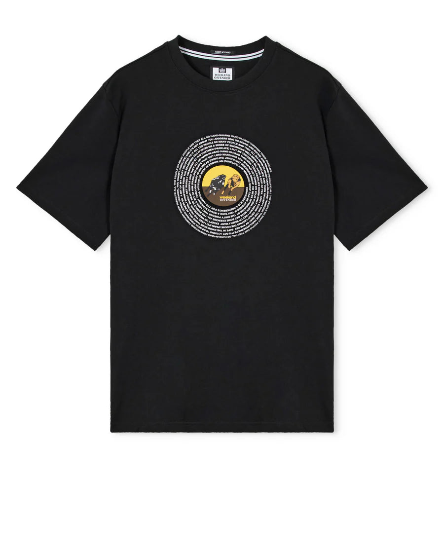 Weekend Offender Wansdown Graphic T-Shirt – Black