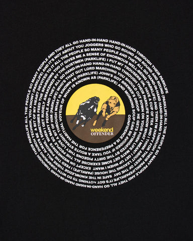 Weekend Offender Wansdown Graphic T-Shirt – Black