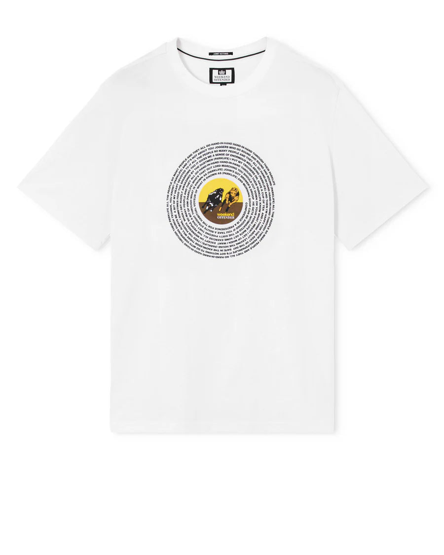Weekend Offender Wansdown Graphic T-Shirt – White