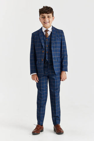 Paul Andrew Hamleys Navy Boys Three Piece Suit