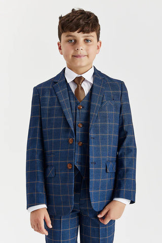 Paul Andrew Hamleys Navy Boys Three Piece Suit