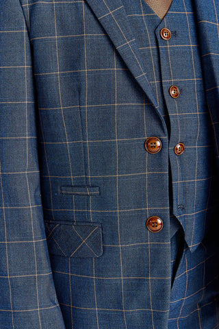Paul Andrew Hamleys Navy Boys Three Piece Suit