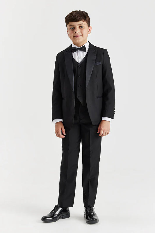 Paul Andrew Harry Black Boys Three Piece Suit