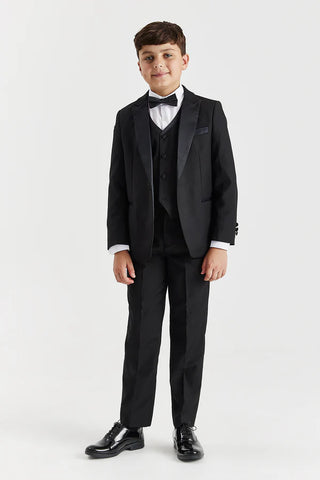 Paul Andrew Harry Black Boys Three Piece Suit
