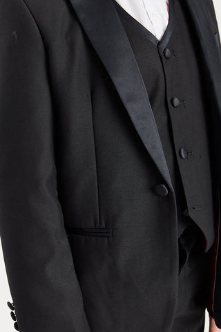 Paul Andrew Harry Black Boys Three Piece Suit