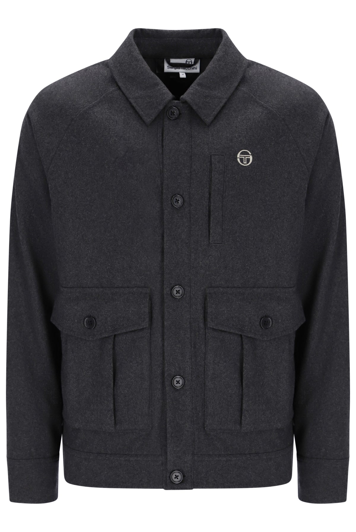Sergio Tacchini Rico Melton Jacket – Charcoal Marl