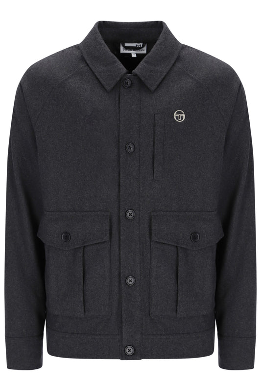 Sergio Tacchini Rico Melton Jacket – Charcoal Marl