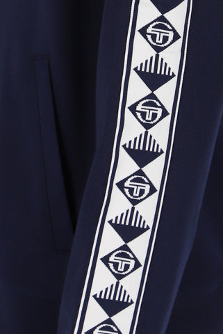 Sergio Tacchini Sarto Tape Track Top – Maritime Blue