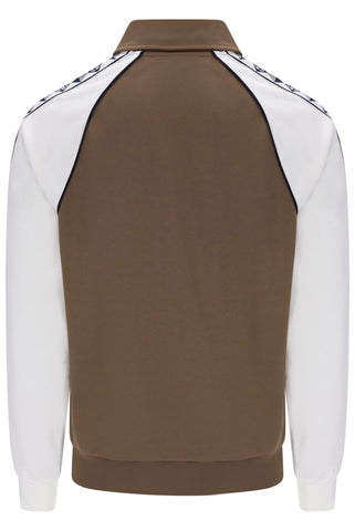 Sergio Tacchini Sarto Tape Track Top – Shitake/Gardenia