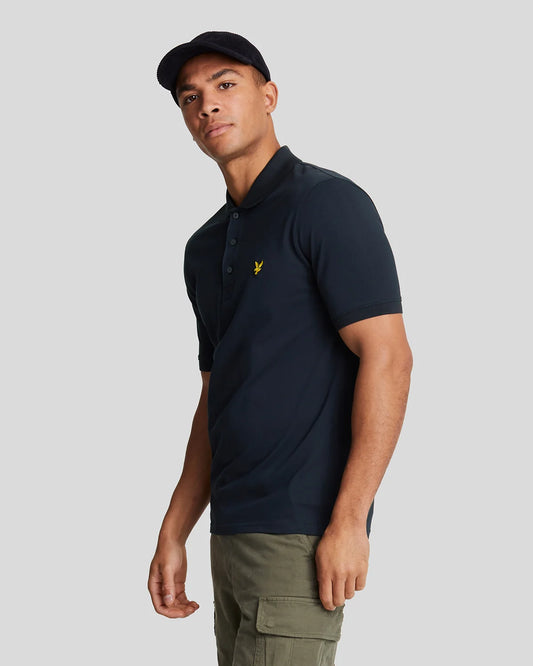 Lyle & Scott Plain Short Sleeve Polo – Dark Navy