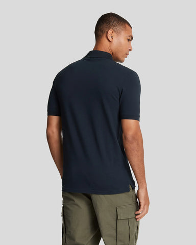 Lyle & Scott Plain Short Sleeve Polo – Dark Navy