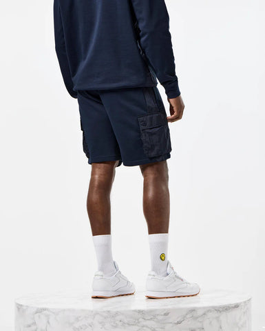 Weekend Offender Pink Sands Jogger Shorts Navy