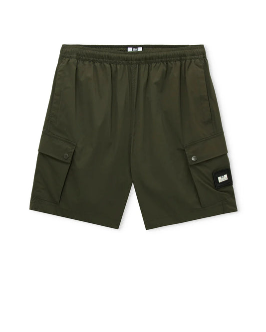 Weekend Offender Baraki Cargo Shorts – Forest Green