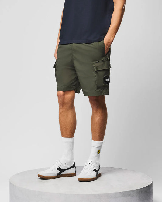 Weekend Offender Baraki Cargo Shorts – Forest Green