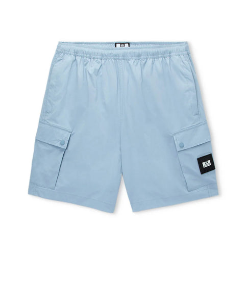 Weekend Offender Baraki Cargo Shorts – Blue | Rebel Designerwear