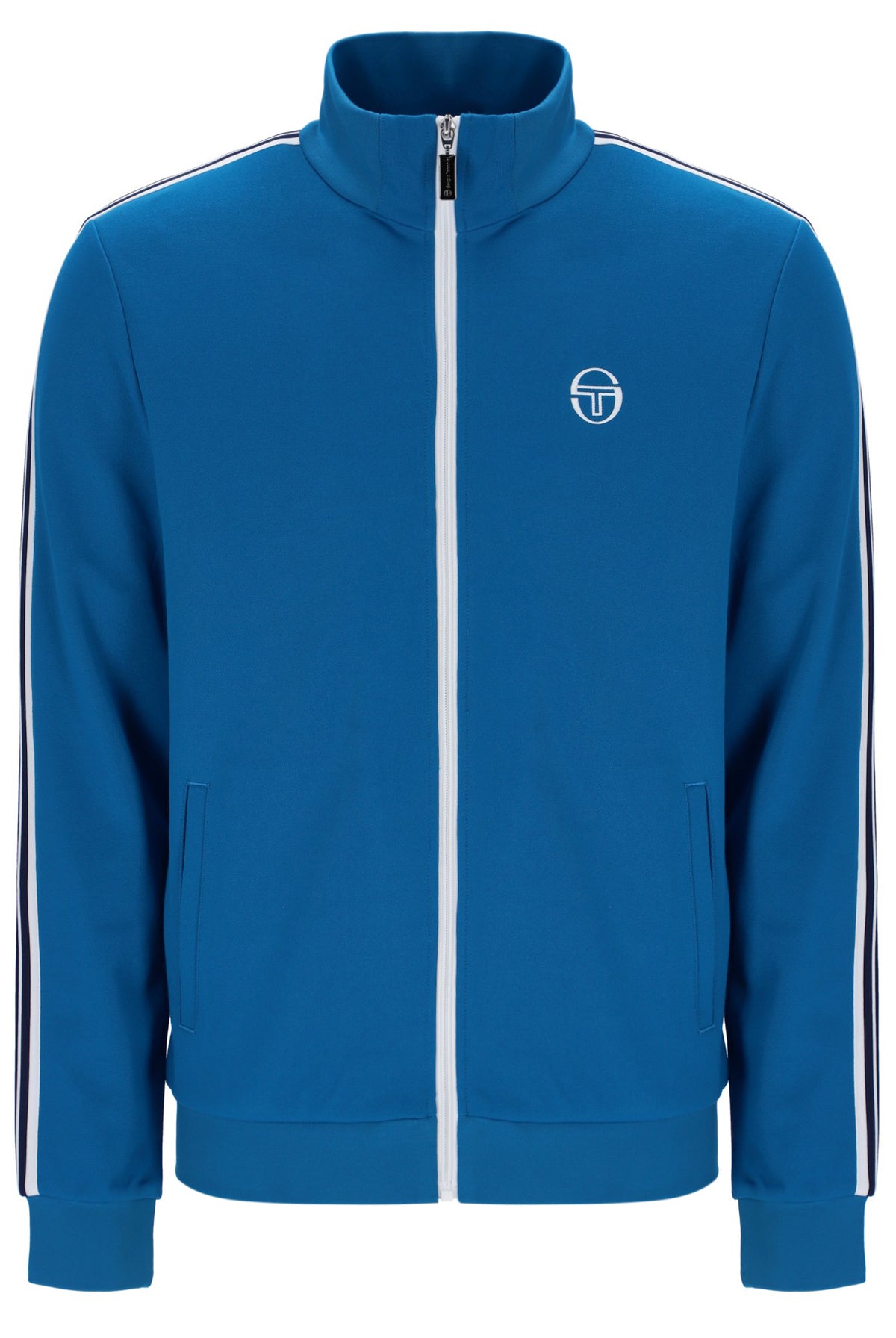 Sergio Tacchini Franco Track Top – Mykonos Blue / White