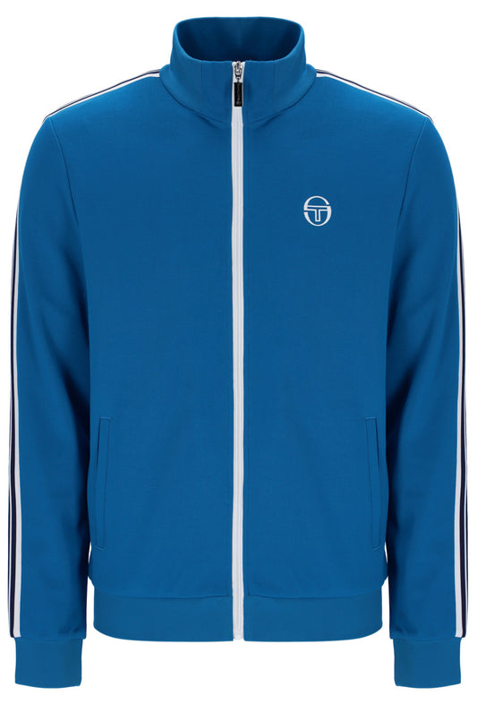Sergio Tacchini Franco Track Top – Mykonos Blue / White