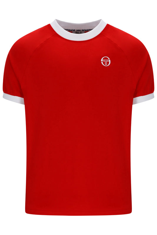 Sergio Tacchini Pino Ringer T-Shirt – Adrenaline Rush / White