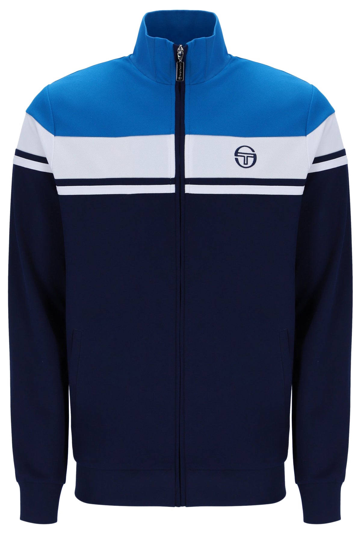 Sergio Tacchini Damarindo Track Top – Directoire Blue / White / Maritime Blue