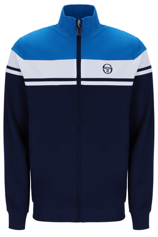 Sergio Tacchini Damarindo Track Top – Directoire Blue / White / Maritime Blue