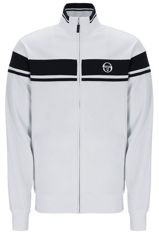 Sergio Tacchini Damarindo Track Top – Glacier Grey / Black