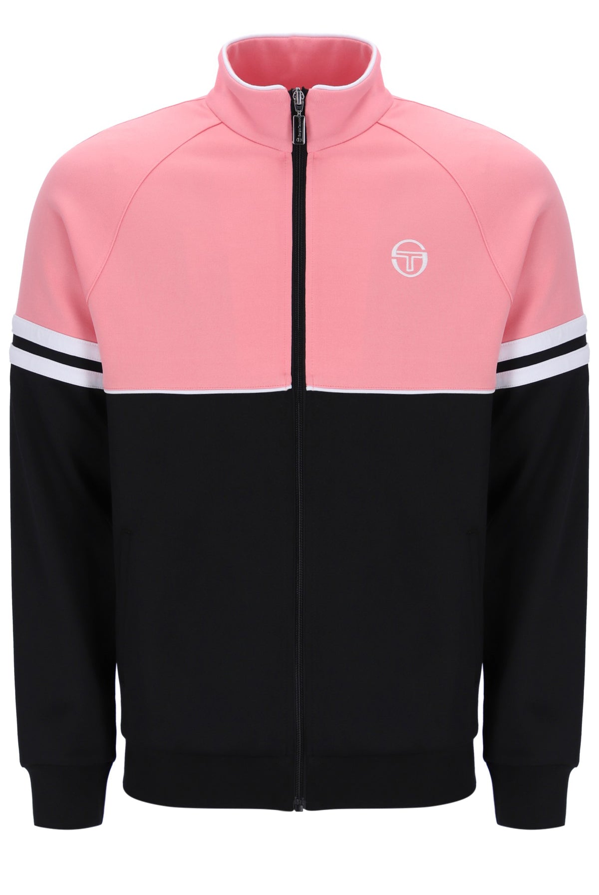 Sergio Tacchini Orion Track Top Jacket – Geranium Pink / Black