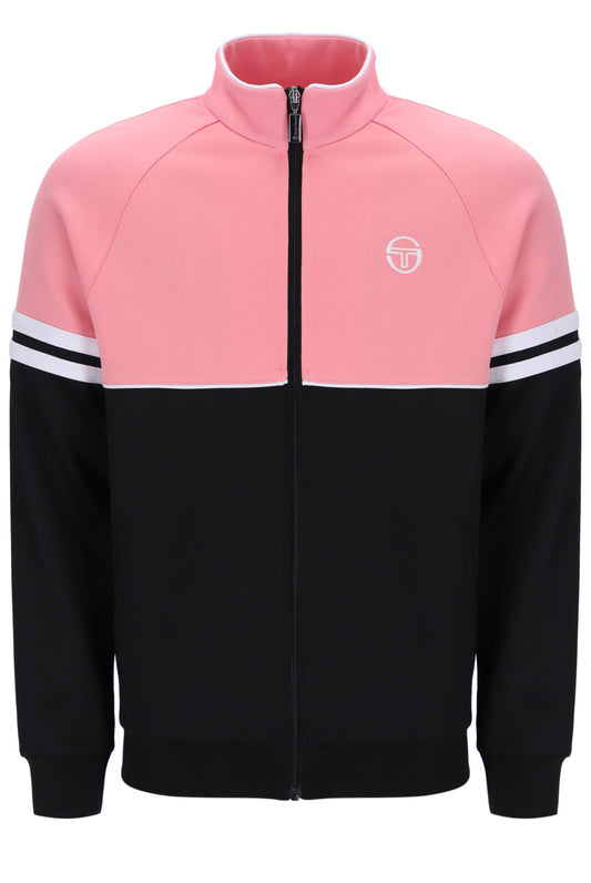 Sergio Tacchini Orion Track Top Jacket – Geranium Pink / Black