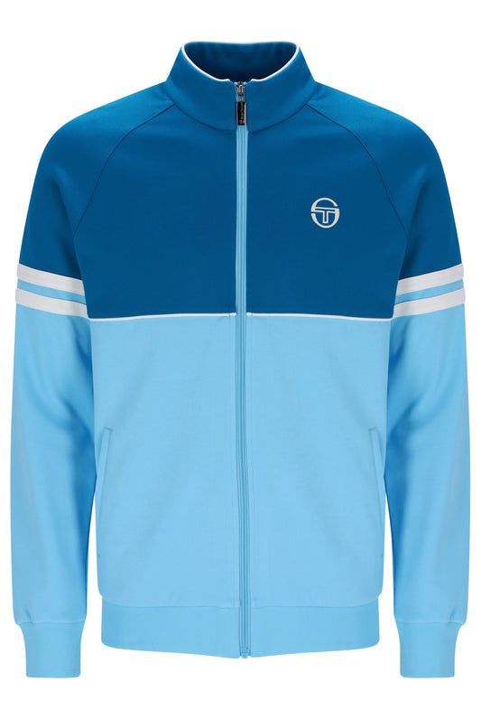Sergio Tacchini Orion Track Top Jacket – Mykonos Blue / Baltic Sea / Gardenia