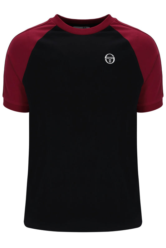 Sergio Tacchini Hadow Ringer T-Shirt – Black