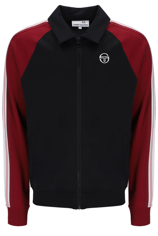 Sergio Tacchini Renshaw Tape Track Top – Black