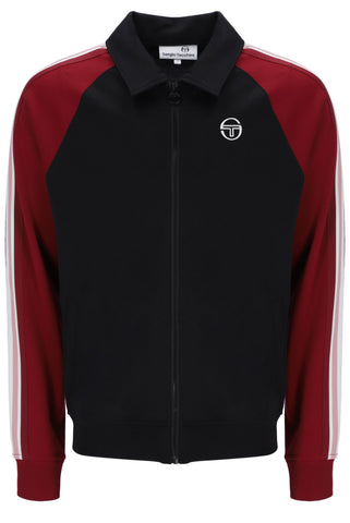 Sergio Tacchini Renshaw Tape Track Top – Black