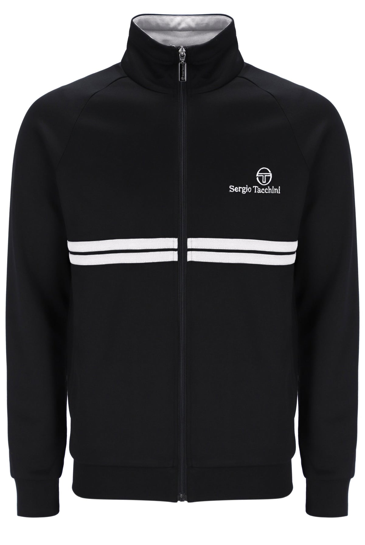 Sergio Tacchini New Dallas Track Top – Black / White