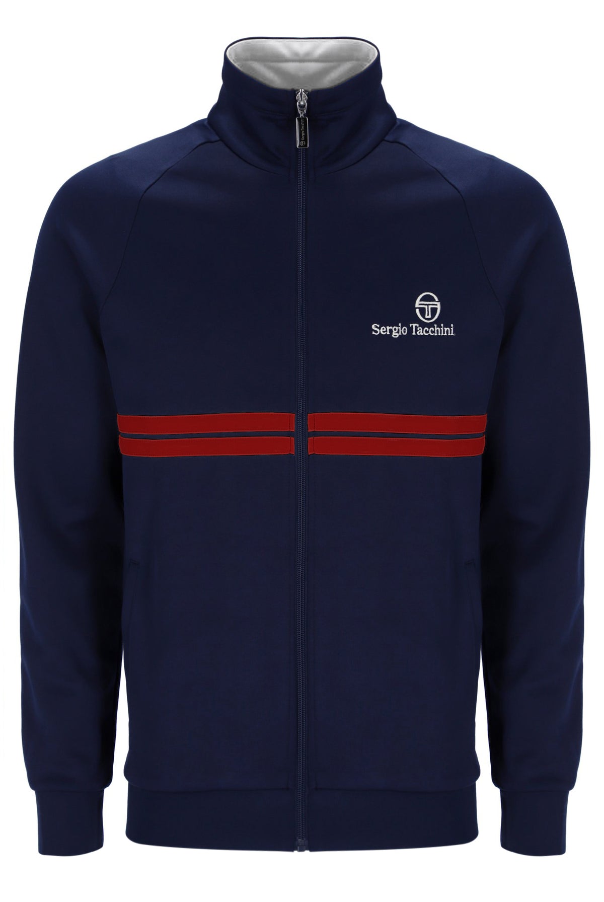Sergio Tacchini New Dallas Track Top – Maritime Blue / Rush