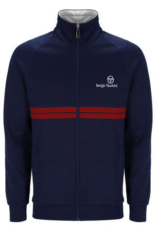 Sergio Tacchini New Dallas Track Top – Maritime Blue / Rush