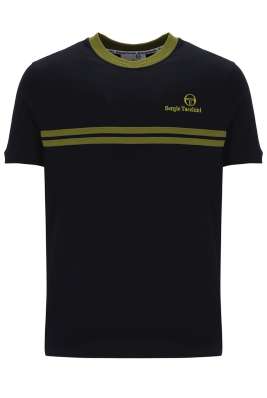Sergio Tacchini Supermac T-Shirt – Black / Avocado