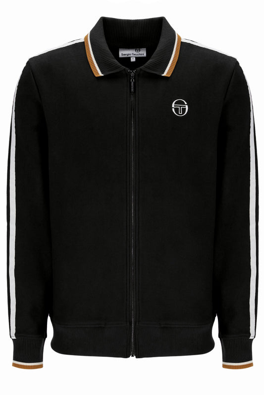 Sergio Tacchini Giorno Track Top – Black