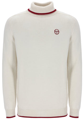 Sergio Tacchini Caruso Roll Neck Knit Jumper – Gardenia