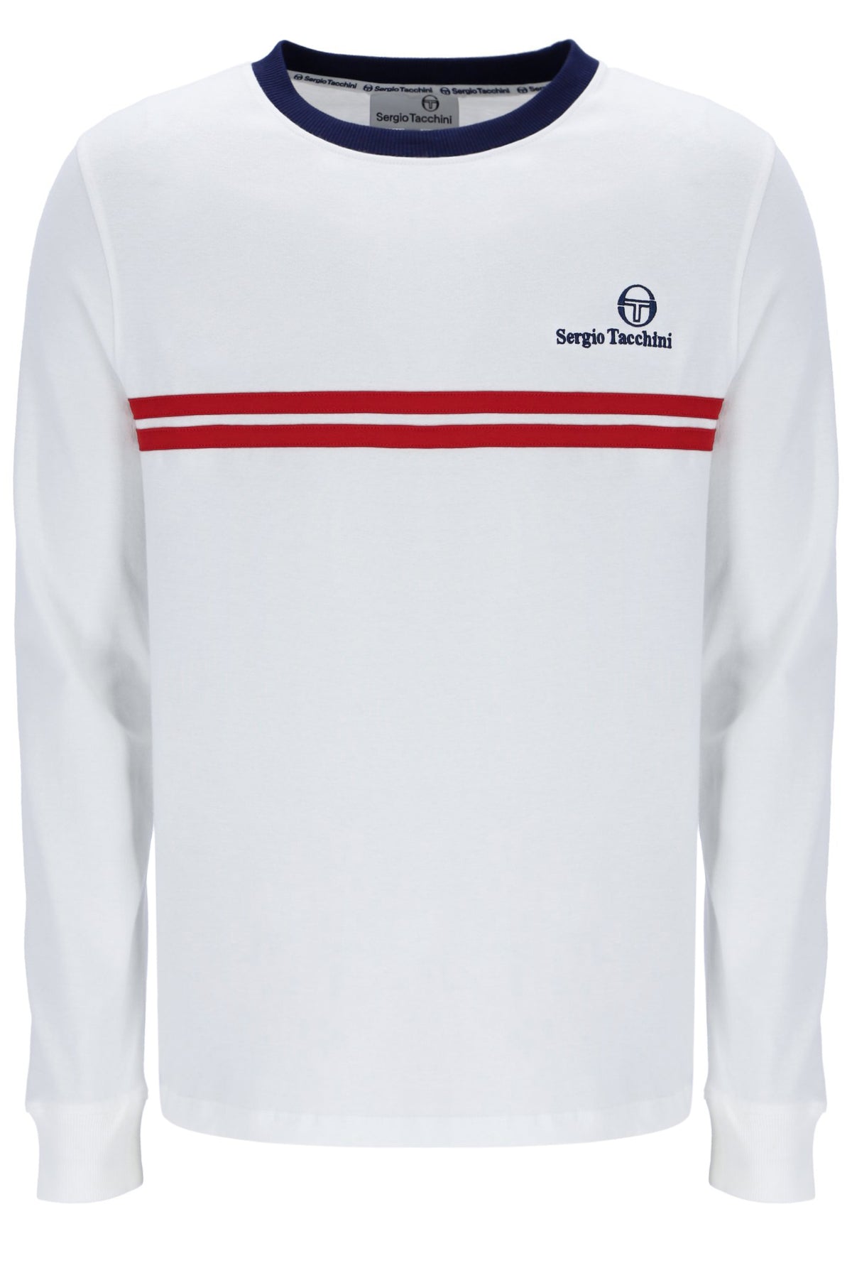 Sergio Tacchini Long Sleeve Supermac T-Shirt – White