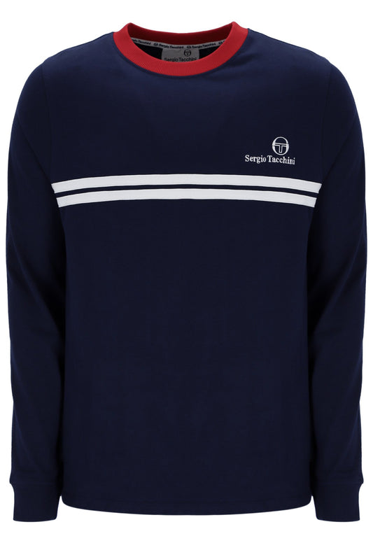 Sergio Tacchini Long Sleeve Supermac T-Shirt Maritime Blue
