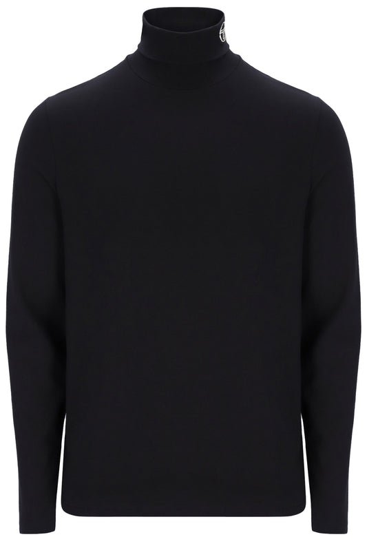 Sergio Tacchini Edward Roll Neck Jumper – Black
