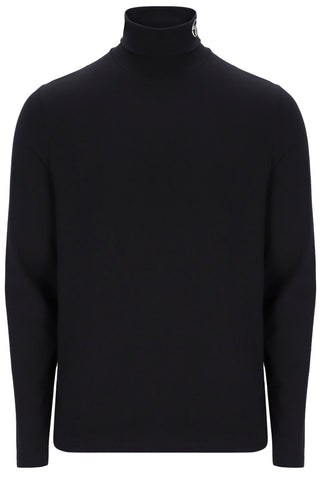 Sergio Tacchini Edward Roll Neck Jumper – Black