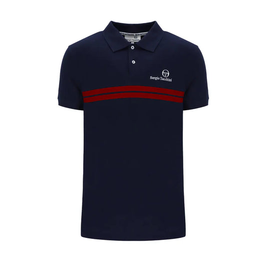 Sergio Tacchini Supermac Polo Maritime Blue / Rush
