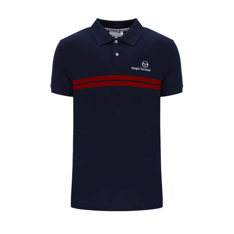 Sergio Tacchini Supermac Polo Maritime Blue / Rush