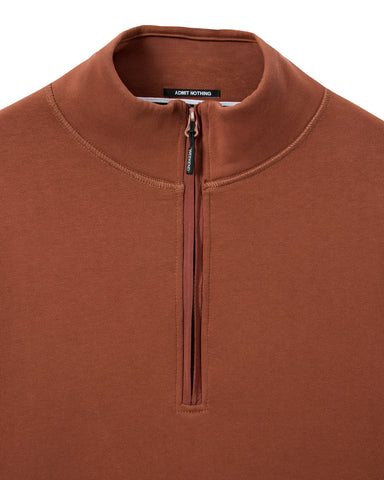 Weekend Offender Kraviz Quarter Zip Sweatshirt Clay