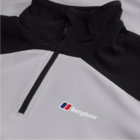 Berghaus Terrain Trek Quarter Zip Top – Black/Grey