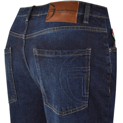 Sergio Tacchini Forza Straight Fit Jeans – Indigo Wash