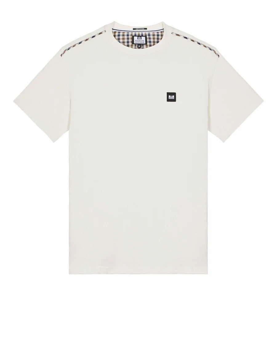 Weekend Offender Manuel T-Shirt Ghost/Mid House Check