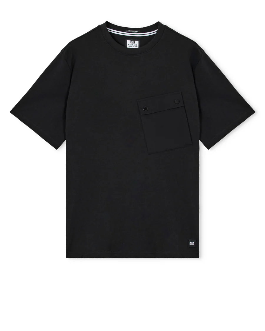 Weekend Offender Adrar Pocket T-Shirt – Black