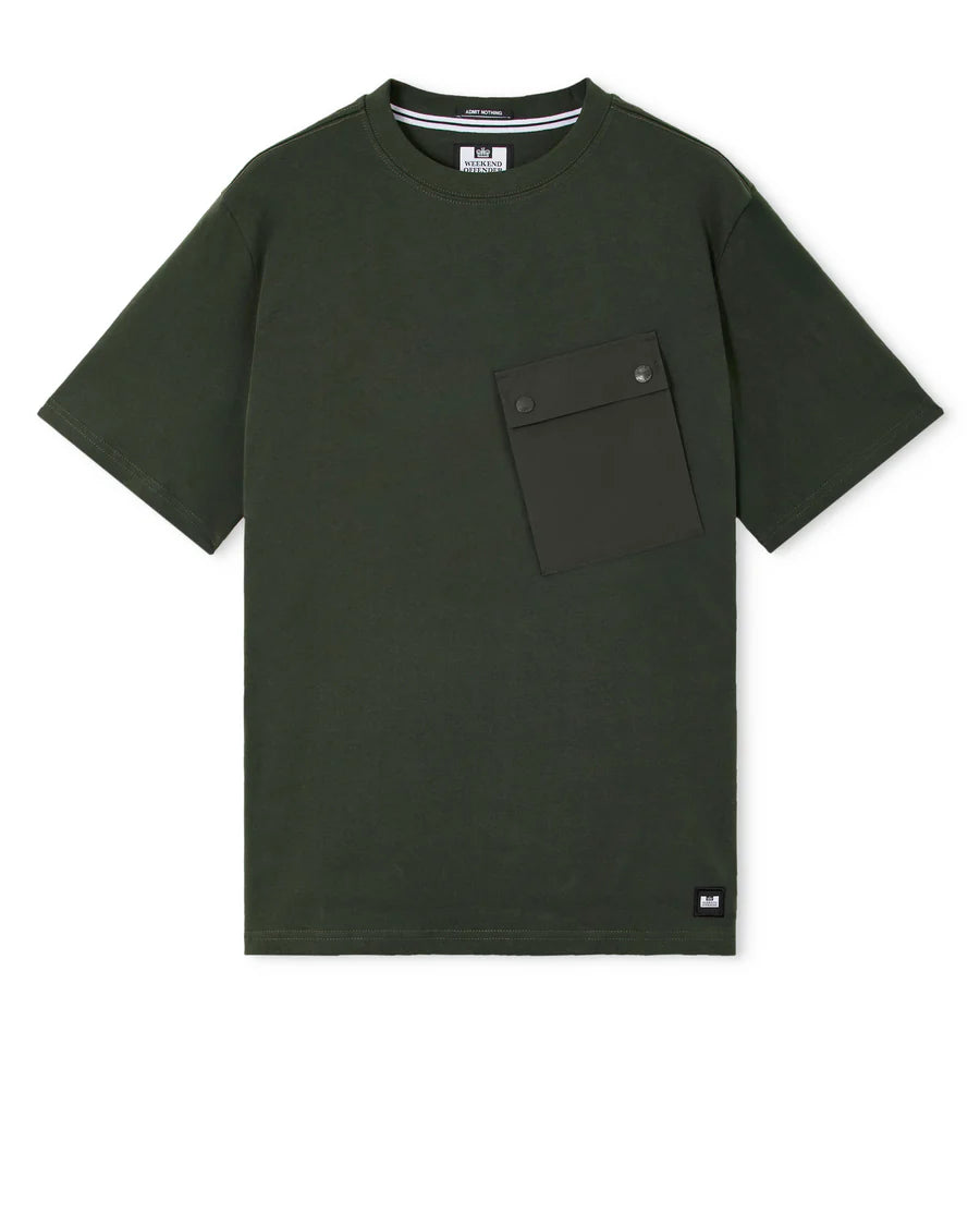 Weekend Offender Adrar Pocket T-Shirt – Forest Green