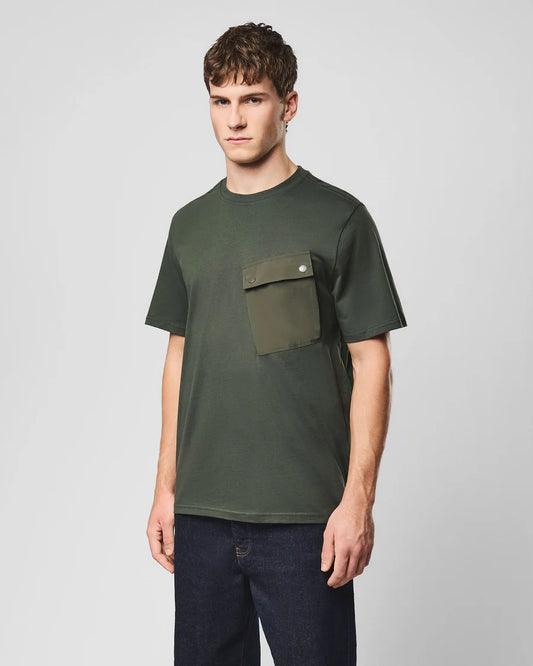 Weekend Offender Adrar Pocket T-Shirt – Forest Green